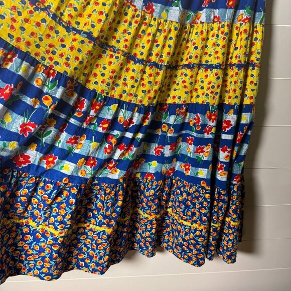 Carole Little Sport Vintage Blouse & Skirt Set Cottage Core Sz Large Skirt - Picture 13 of 13